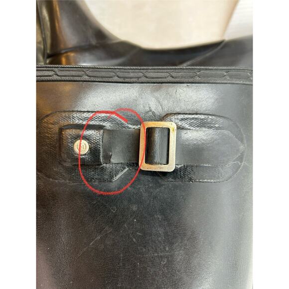 HUNTER Original Gloss Tall Rain Boots Women's Size 8M/9F Black Pull On - Picture 9 of 9